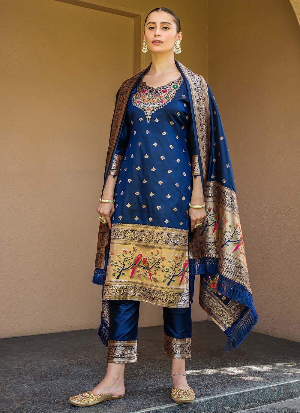 Banarasi Silk Party Salwar Suit