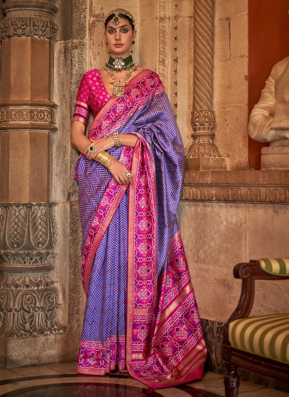 Banarasi Wedding Sarees - Buy Banarasi Wedding Sarees online - Sacred  Weaves | Saree, Banarasi sarees, Handloom saree