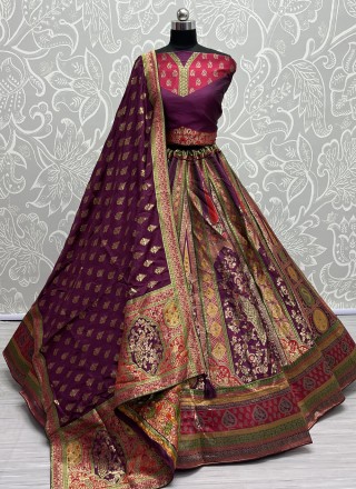 Banarasi Silk Weaving Designer Lehenga Choli