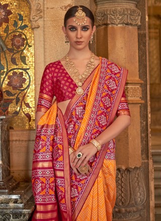 Banarasi Silk Weaving Trendy Saree