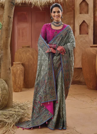 Banarasi Silk Wedding Designer Saree