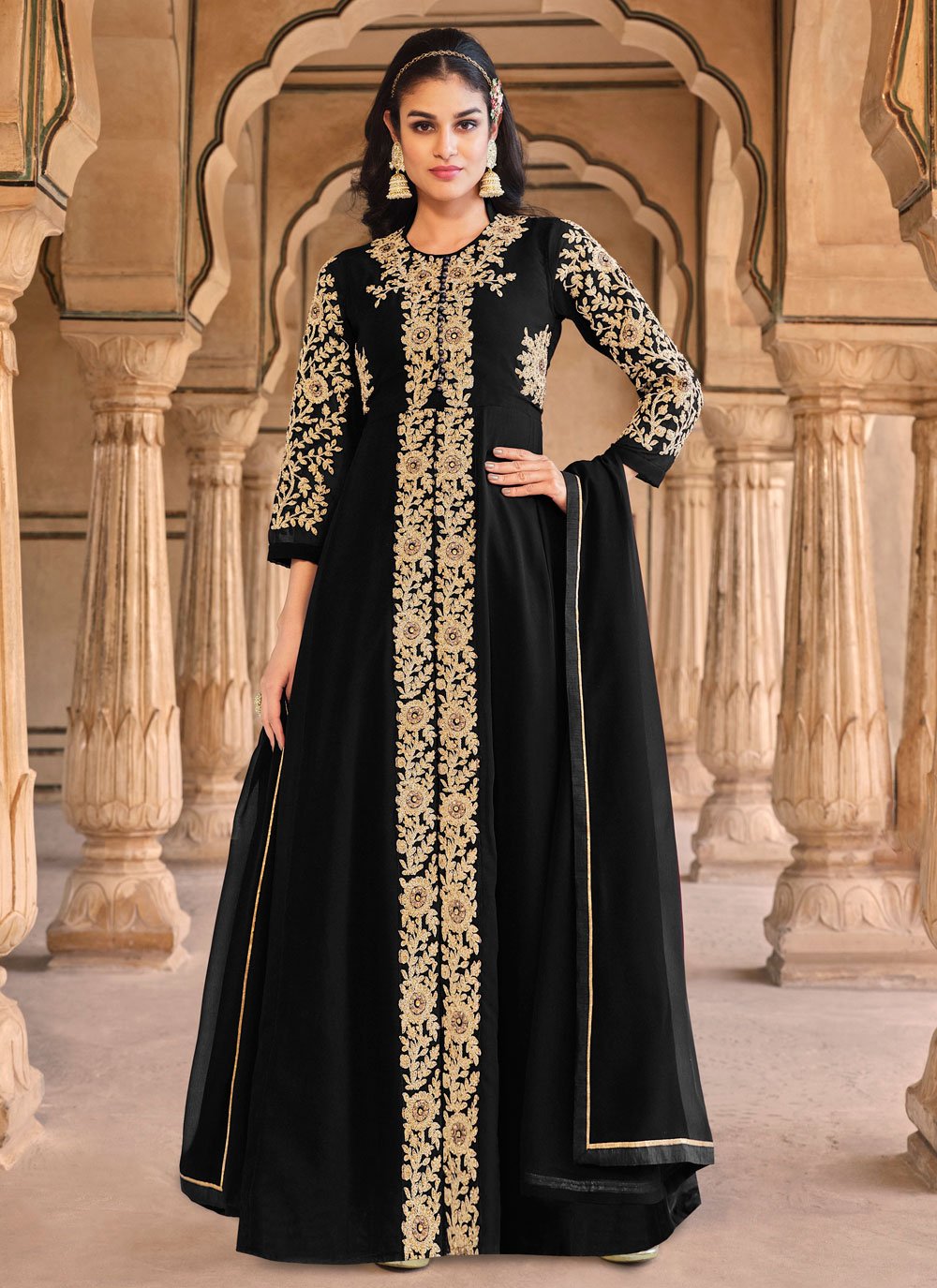 Black pakistani 2025 salwar kameez