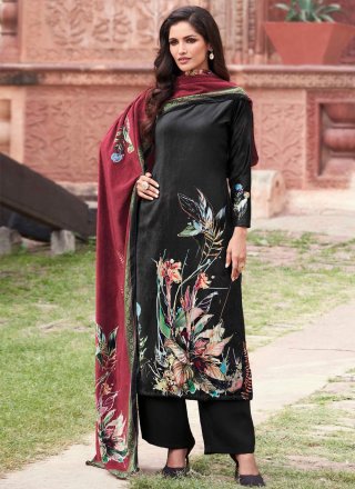 Ready Made Online Anarkali Suit in Rani Pink Upada Silk Fabric LSTV113289