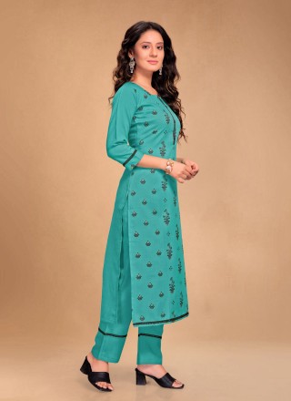 Blended Cotton Ceremonial Pant Style Suit