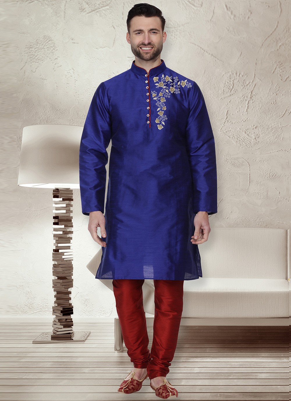 Popular $39 - $52 - Machine Embroidery Mens Wear Online Shopping