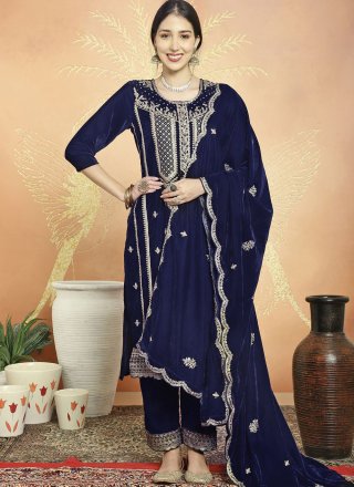 Blue Salwar Kameez