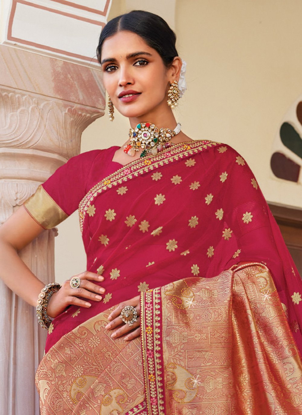 Buy Classic Saree For Engagement Online