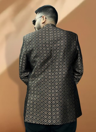 Coats & Blazers Woven Jacquard in Black