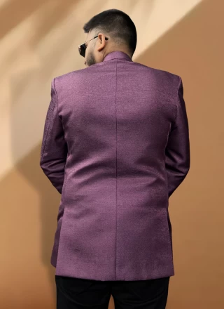 Coats & Blazers Woven Jacquard in Purple