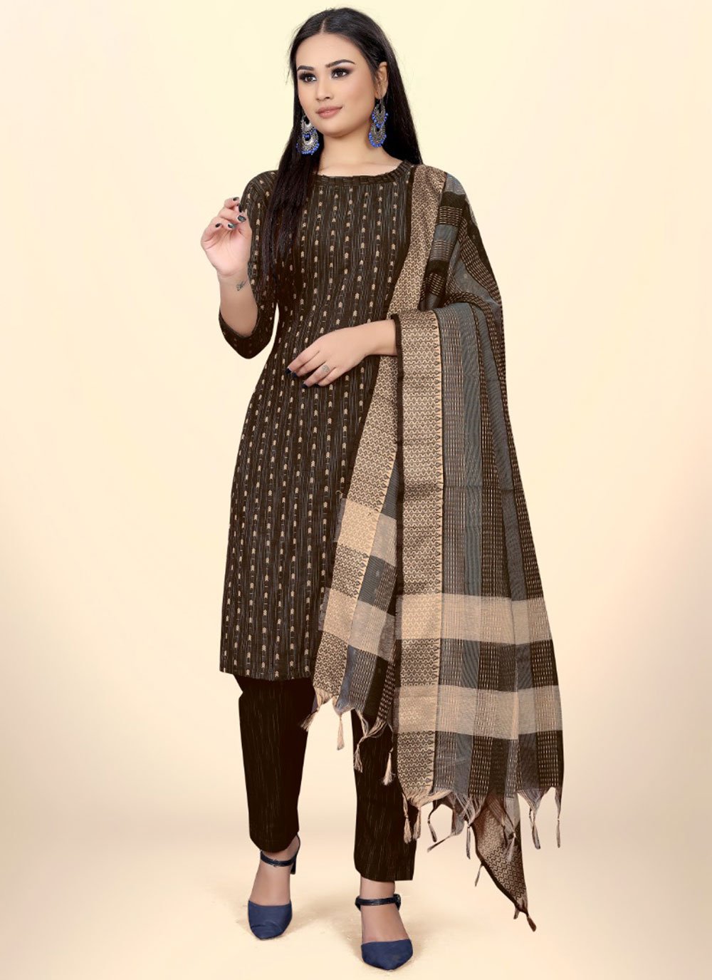 Buy Cotton Casual Salwar Kameez Online 249352