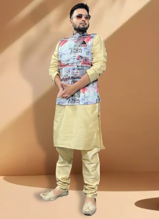 Cotton Embroidered Multi Colour Nehru Jackets