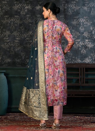 Cotton Embroidered Pant Style Suit