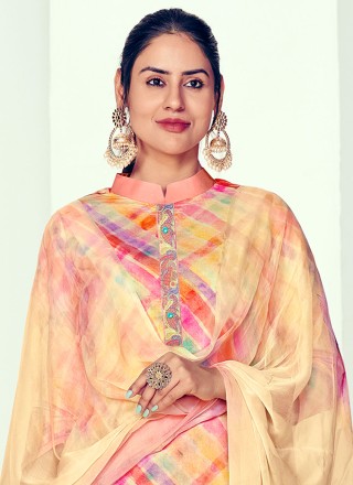 Cotton Multi Colour Digital Print Designer Salwar Kameez