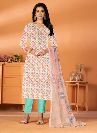 Cotton Multi Colour Trendy Salwar Suit