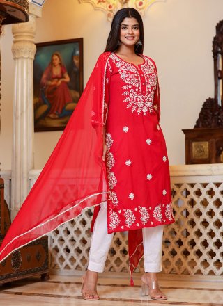Cotton Readymade Anarkali Salwar Suit