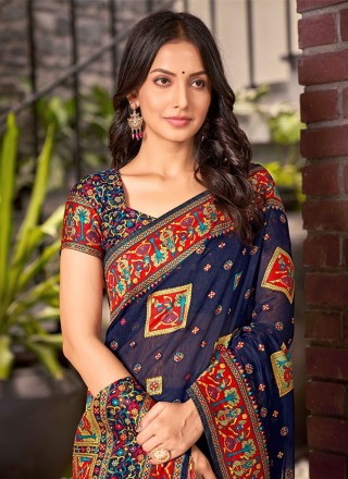 Cotton Silk Designer Saree