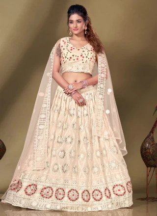 Pista Lucknowi Lehenga Choli in Georgette With Designer Dupatta Indian  Wedding Wear Collection in USA, UK, Malaysia, South Africa, Dubai, Singapore