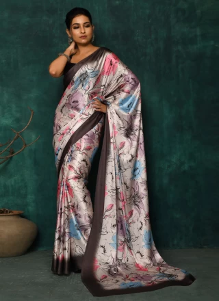 Digital Print Classic Designer Saree