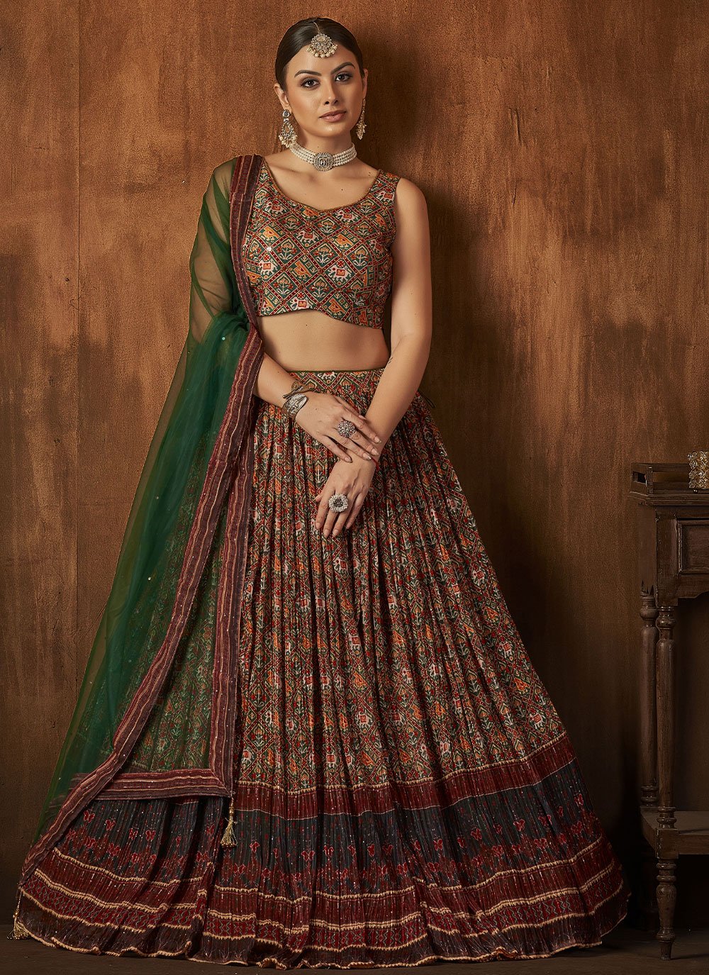 Multi Colour Color Lehenga Choli