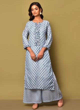 Digital Print Muslin Designer Kurti