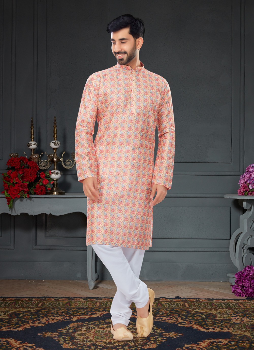 Light pink kurta discount pajama