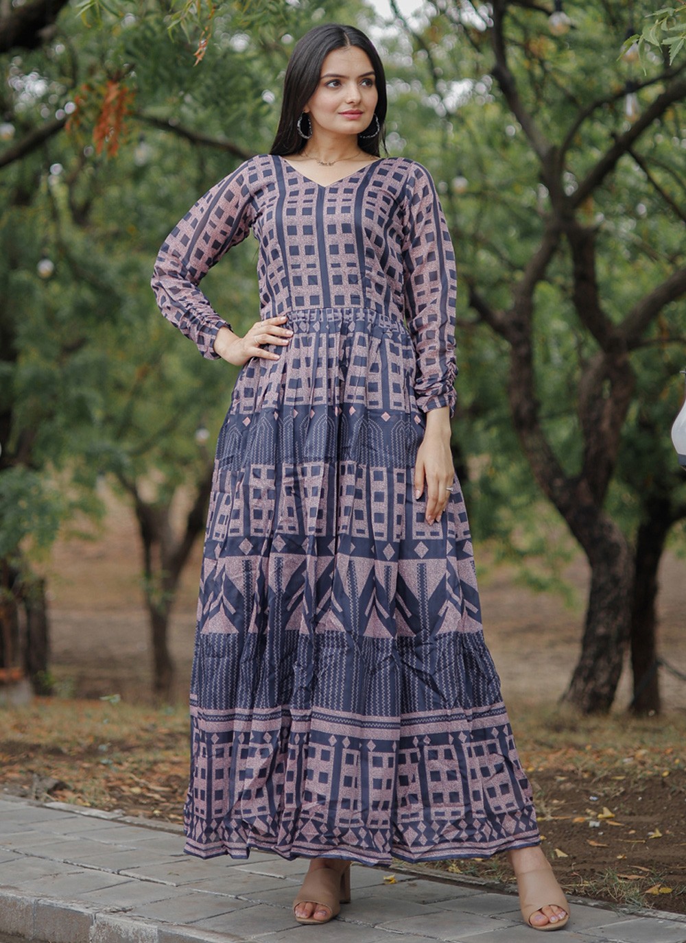 Long cotton hot sale gowns online