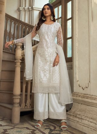 White punjabi salwar clearance suit