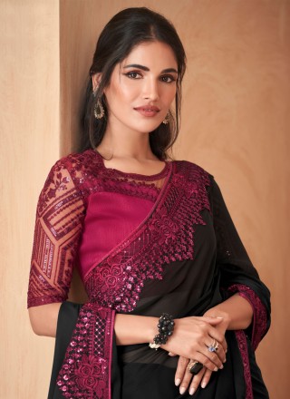 Embroidered Festival Contemporary Saree