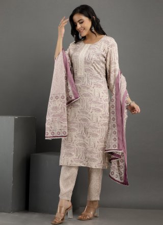 Embroidered Mehndi Readymade Designer Salwar Suit