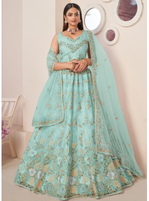 Embroidered Net Lehenga Choli