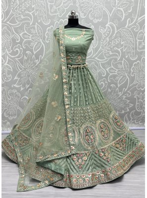 Embroidered Net Trendy Lehenga Choli