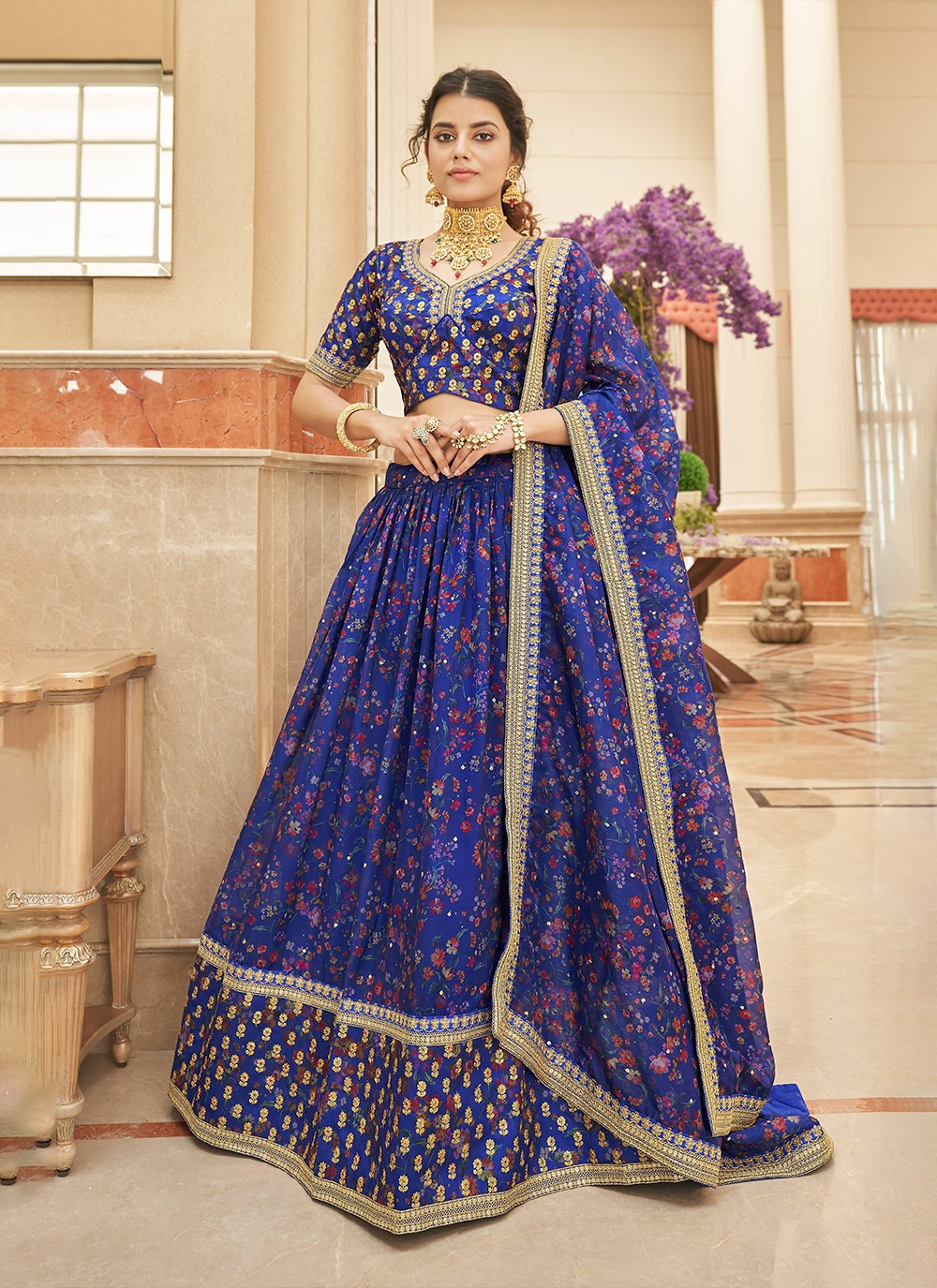 Designer Light Blue Lehenga Choli for Women Party Wear Bollywood  Lengha,indian Wedding Wear Embroidered Stitched Lehenga Choli With Dupatta  - Etsy
