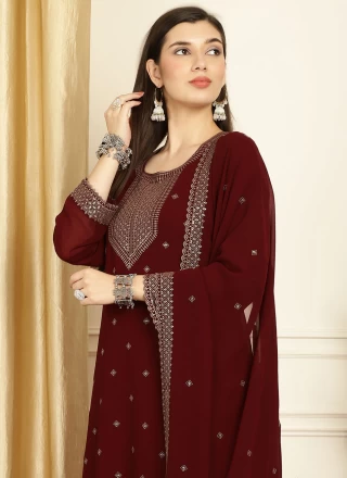 Embroidered Party Salwar Suit