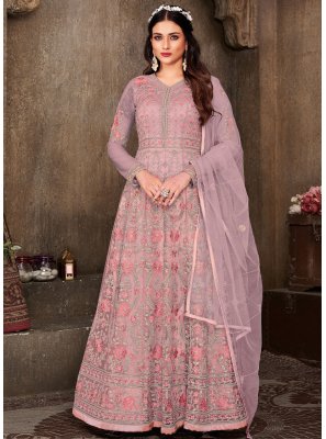 Embroidered Pink Trendy Salwar Kameez 