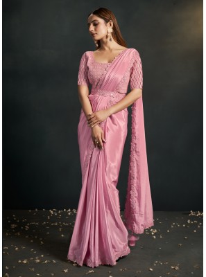 Embroidered Reception Trendy Saree