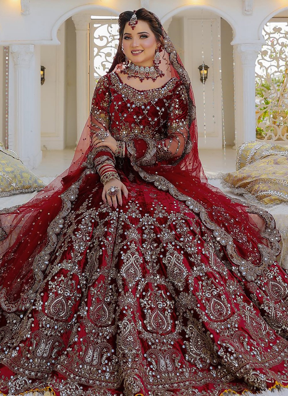 Sangeet ceremony Outfit For Bride - Evilato Online Shopping