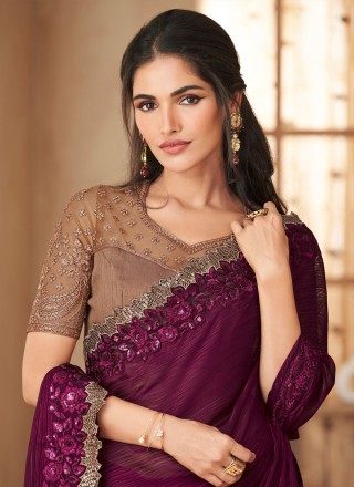 Embroidered Trendy Saree