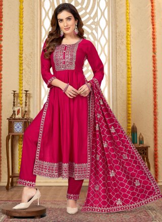 Tussar silk sales salwar suits