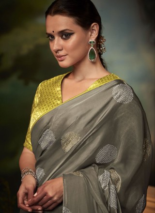 Fancy Fabric Sangeet Classic Saree