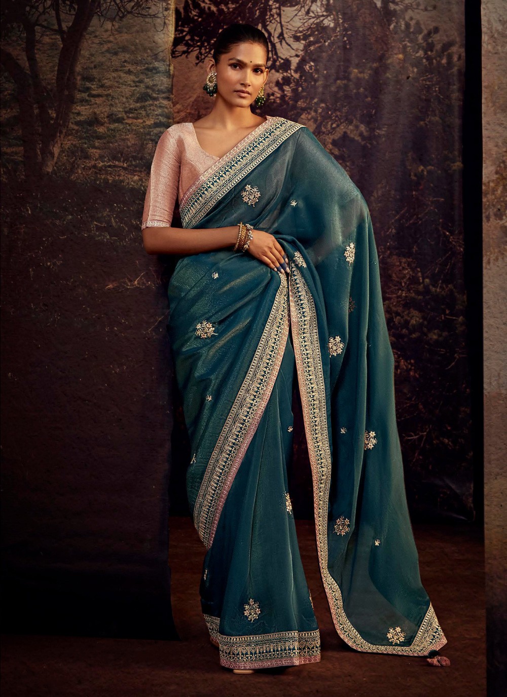 WHITE FANCY TRENDY SOFT SILK SAREE - Mr & Mrs Creation - 4215768