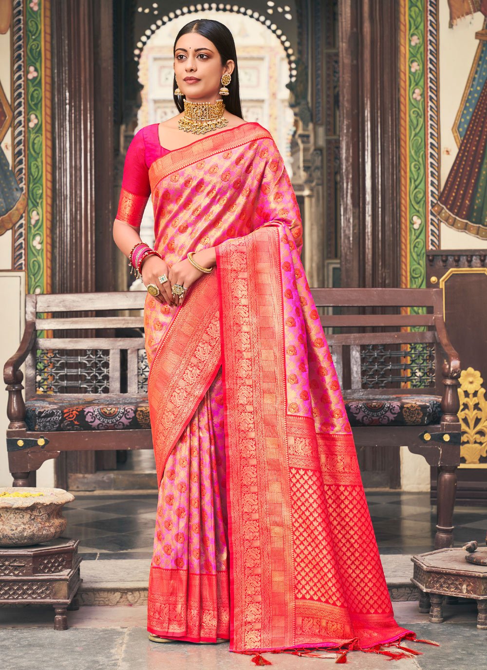 Fancy sale kanjivaram saree