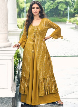 Faux Georgette Designer Salwar Kameez