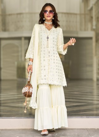 White designer 2024 suit online