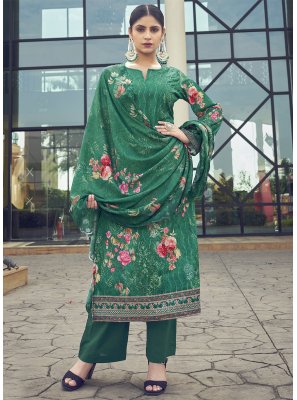 Floral Print Trendy Salwar Kameez