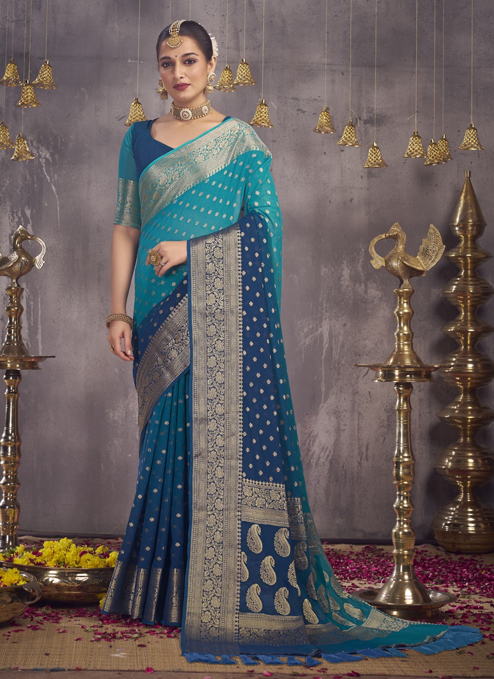 Designer Sarees- Buy & Shop Luxury Designer Sarees Online at Ogaan.com