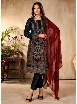 Georgette Green Salwar Suit