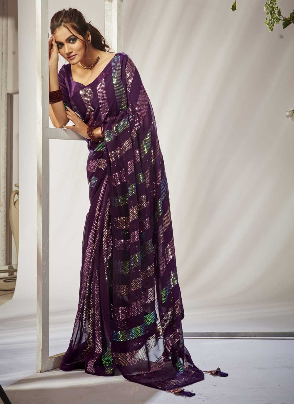 Multi Colour Patola Silk Printed Designer Saree 90261 -