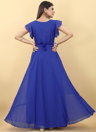 Georgette Readymade Gown