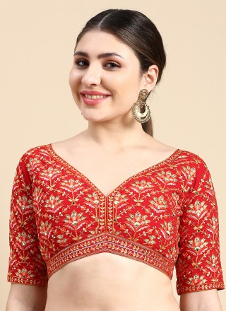 Georgette Red Blouse