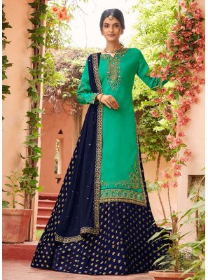 Georgette Satin Festival Trendy Lehenga Choli